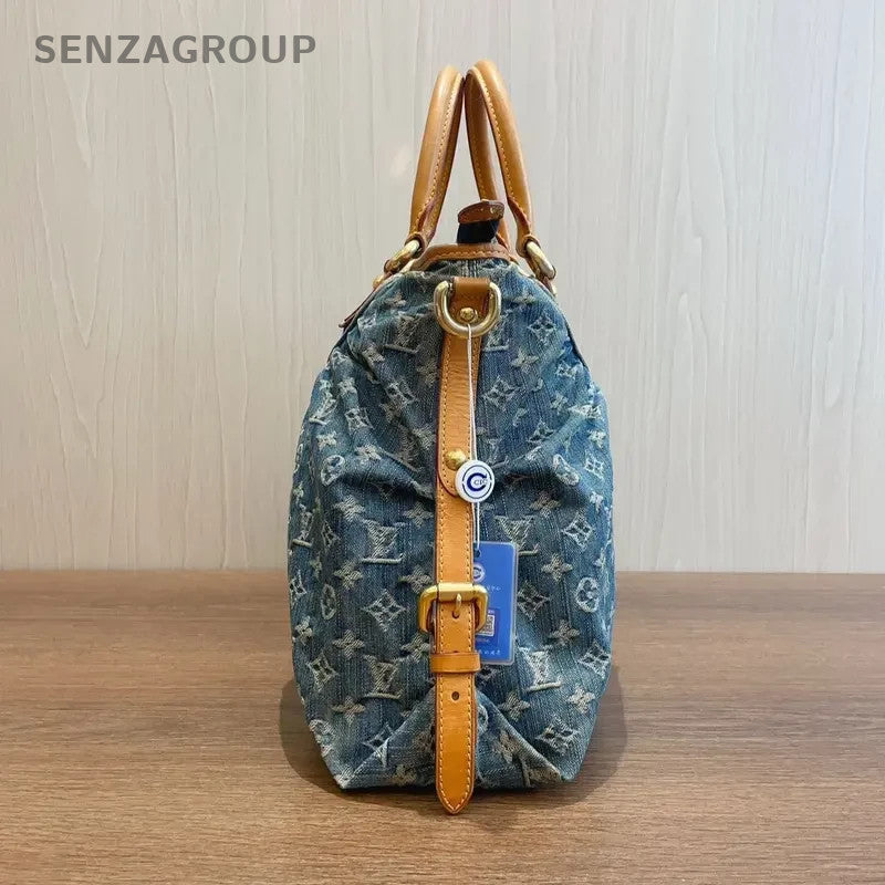 SJ0001 Louis Vuitton Baggy Tote Bags Monogram Denim Neo Cabby