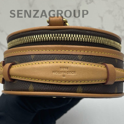 Louis Vuitton Monogram Mini Boite Chapeau Shoulder Bag Brown Gold
