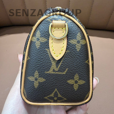 Louis Vuitton Nano Speedy Monogram Handbag - Classic Women's Crossbody