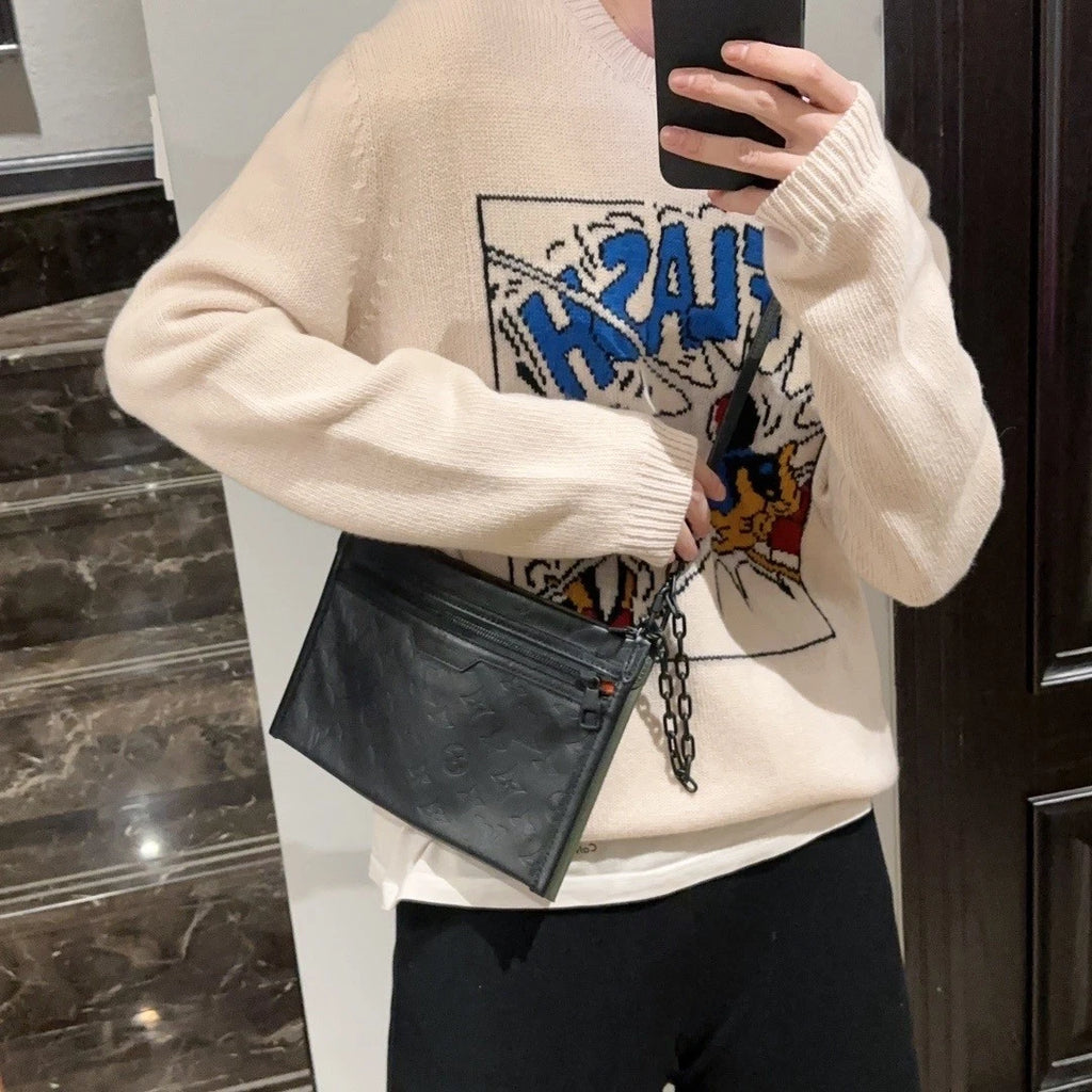 Louis Vuitton Limited 2-in-1 Flat Messenger Calfskin Crossbody Women