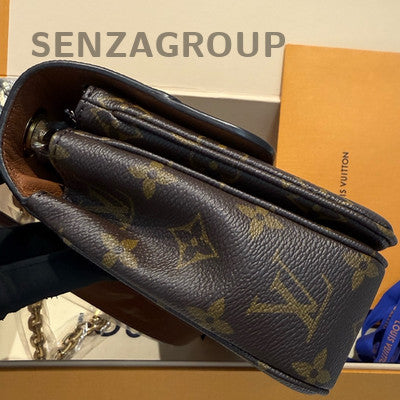 Louis Vuitton Marceau Monogram Shoulder Crossbody Bag Caramel Women