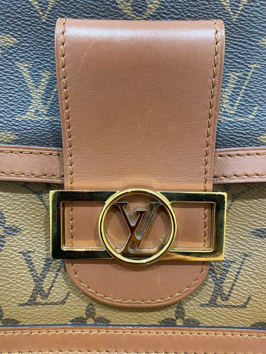 Louis Vuitton Dauphine Medium Monogram Canvas Shoulder Bag For Women