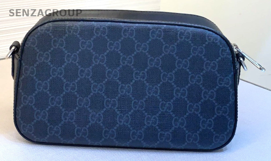 GUCCI GG Camera bag Black Monogram Canvas Shoulder bag Crossbody