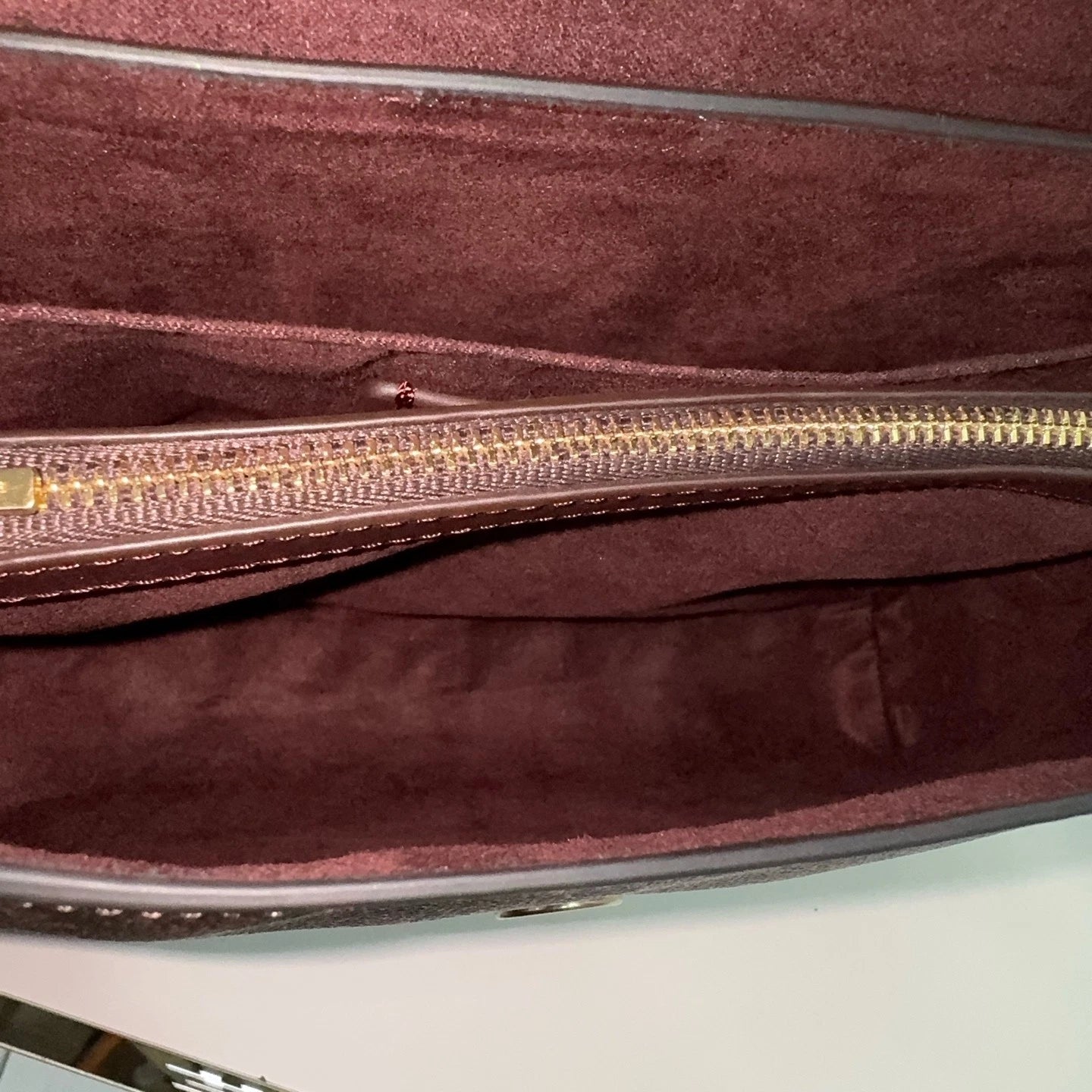 Coach Classic Monogram Pebbled Leather Envelope Crossbody Women
