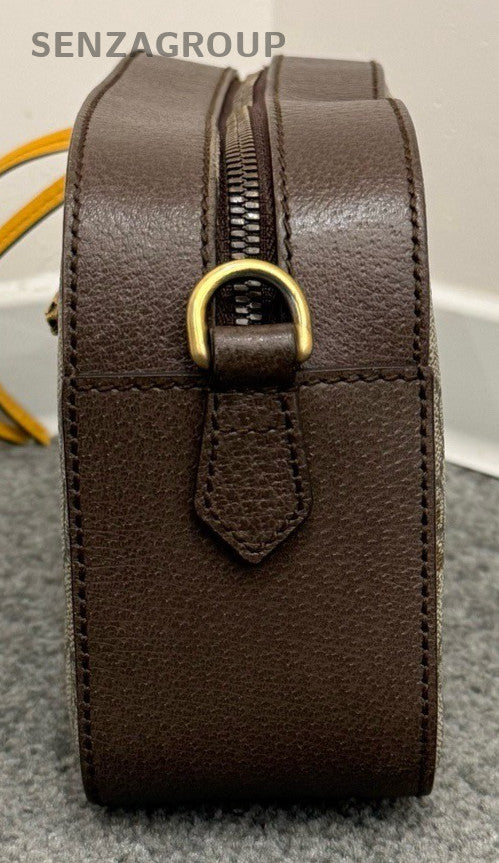 Gucci Neo Vintage Shoulder Bag Brown Gold Women Classic Designer