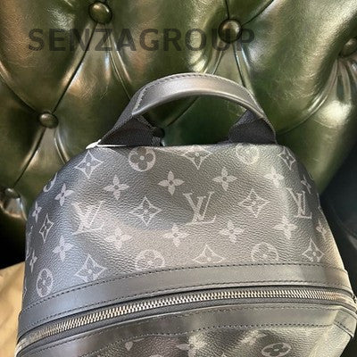 Louis Vuitton Apollo Backpack Black Monogram Coated Canvas Leather