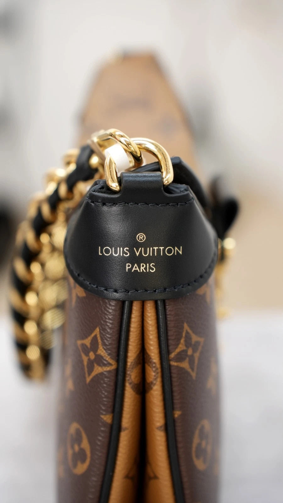 Louis Vuitton Twinny Monogram Shoulder Bag Crossbody Excellent