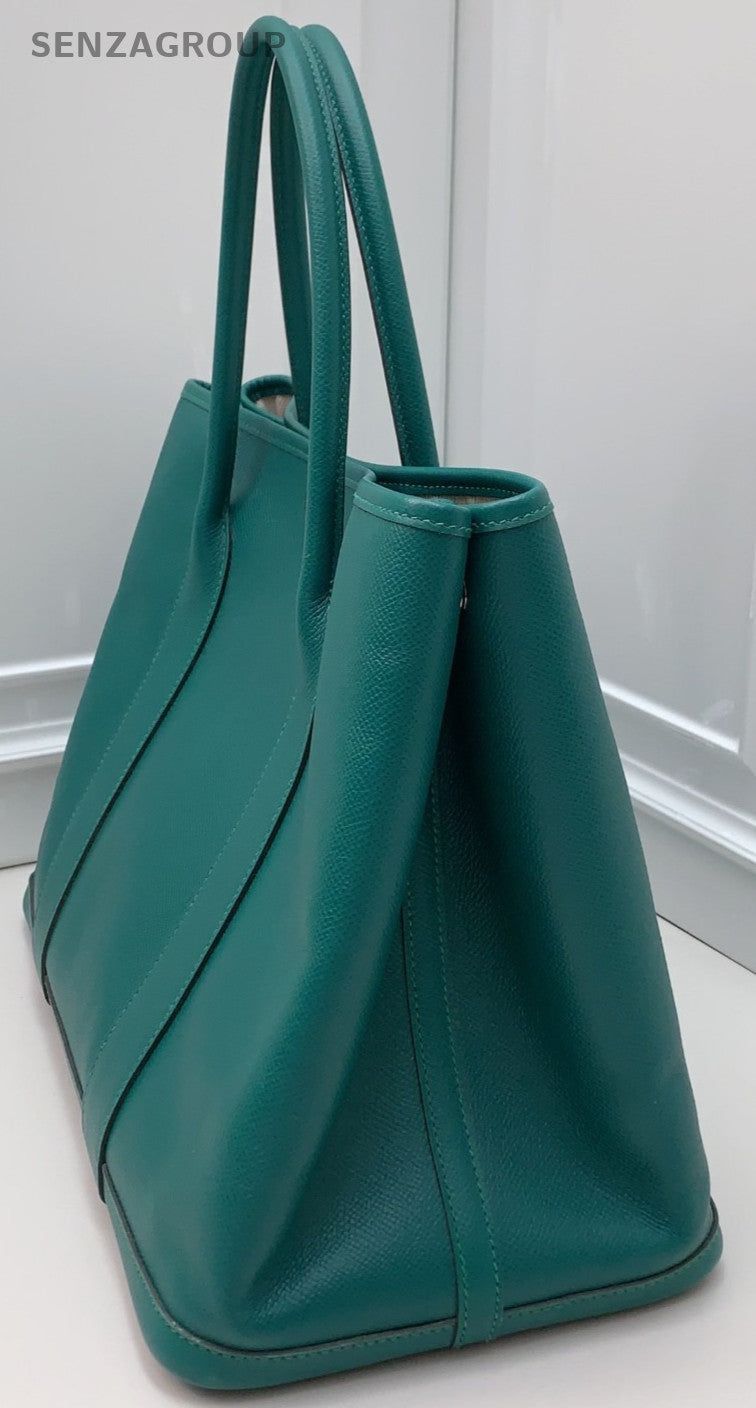 Hermès Garden Party Top Handle Shoulder Bag Green Women