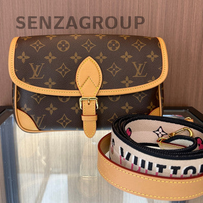 Louis Vuitton Monogram Fendi Baguette Black Strap Shoulder Crossbody Bag