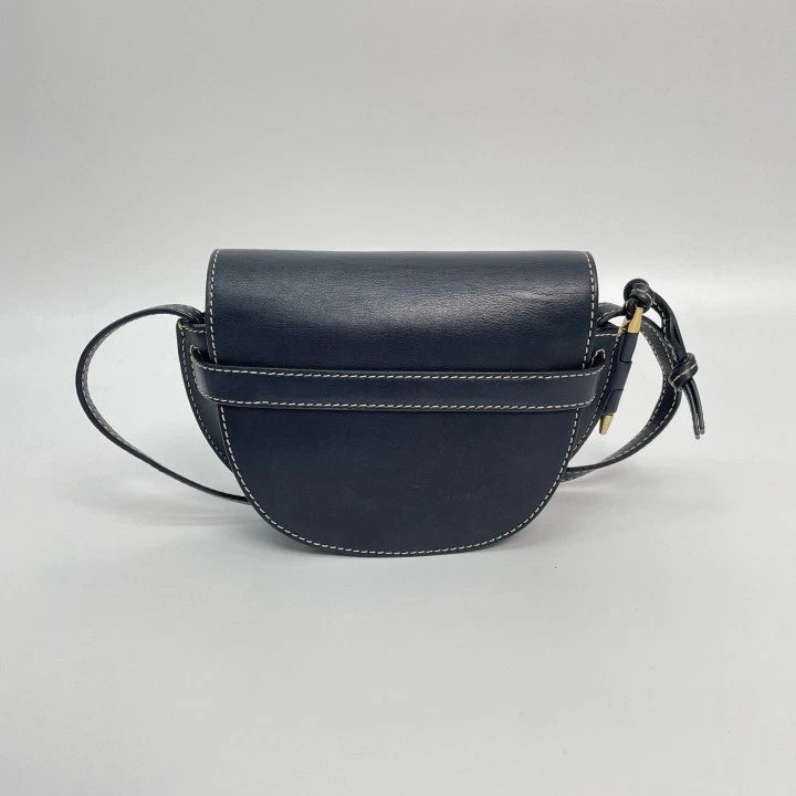 Loewe Gate Mini Calfskin Shoulder Crossbody Bag Black Women
