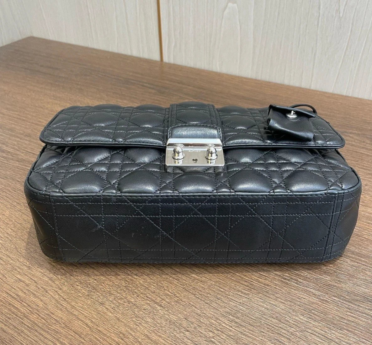 Christian Dior Miss Cannage Lambskin Shoulder Bag Crossbody Bag Women