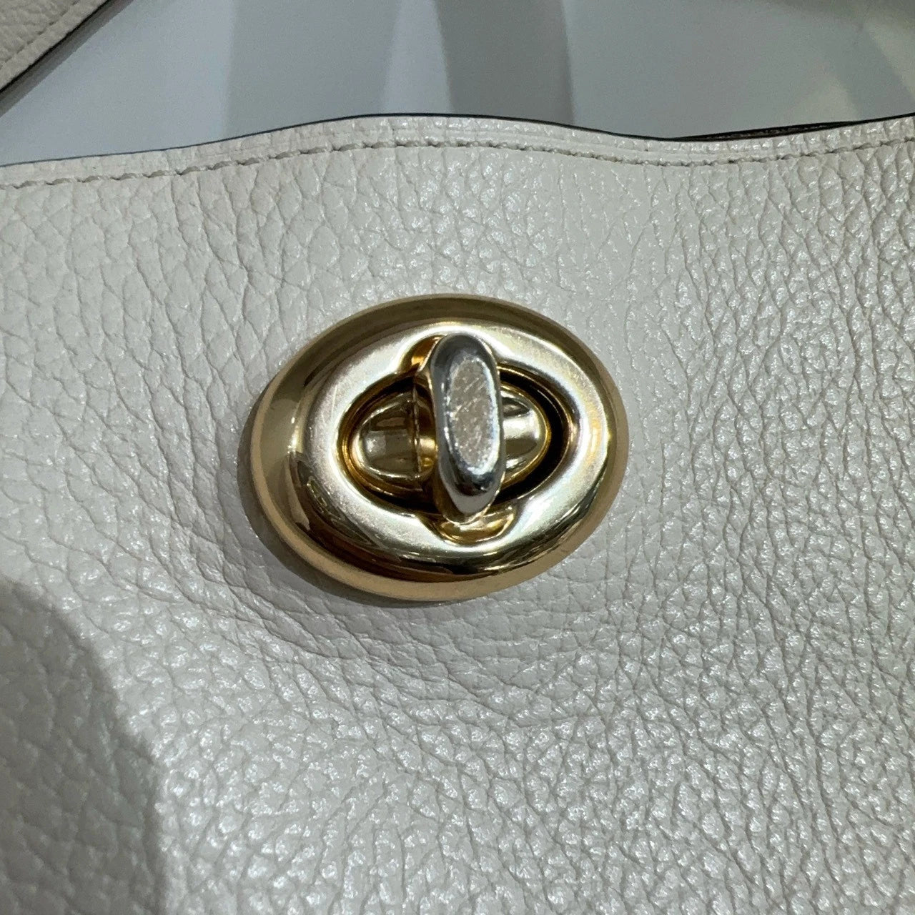 COACH Charlie 26 Polished Pebble Leather Bucket Bag For Women