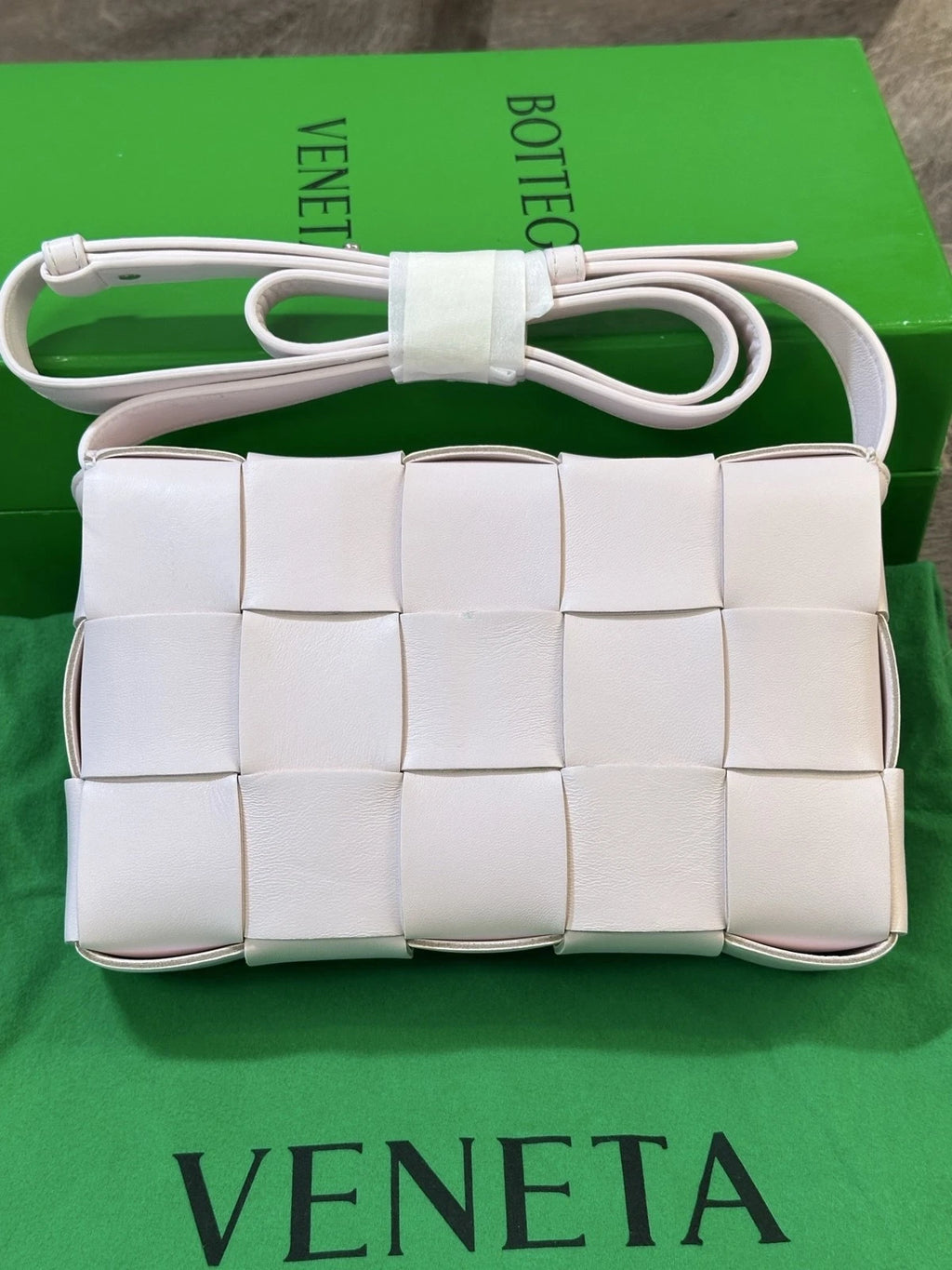 Bottega Veneta Cassette15 Woven Lambskin Shoulder Crossbody Women