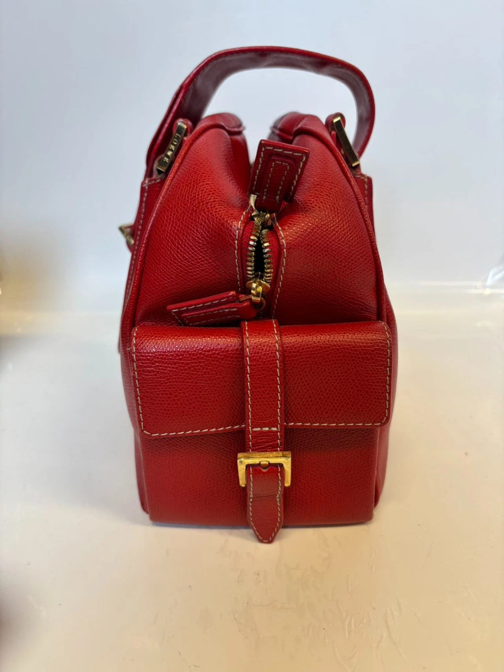 SJ0001 XP01682 LOEWE Traveler Bowling Handbag