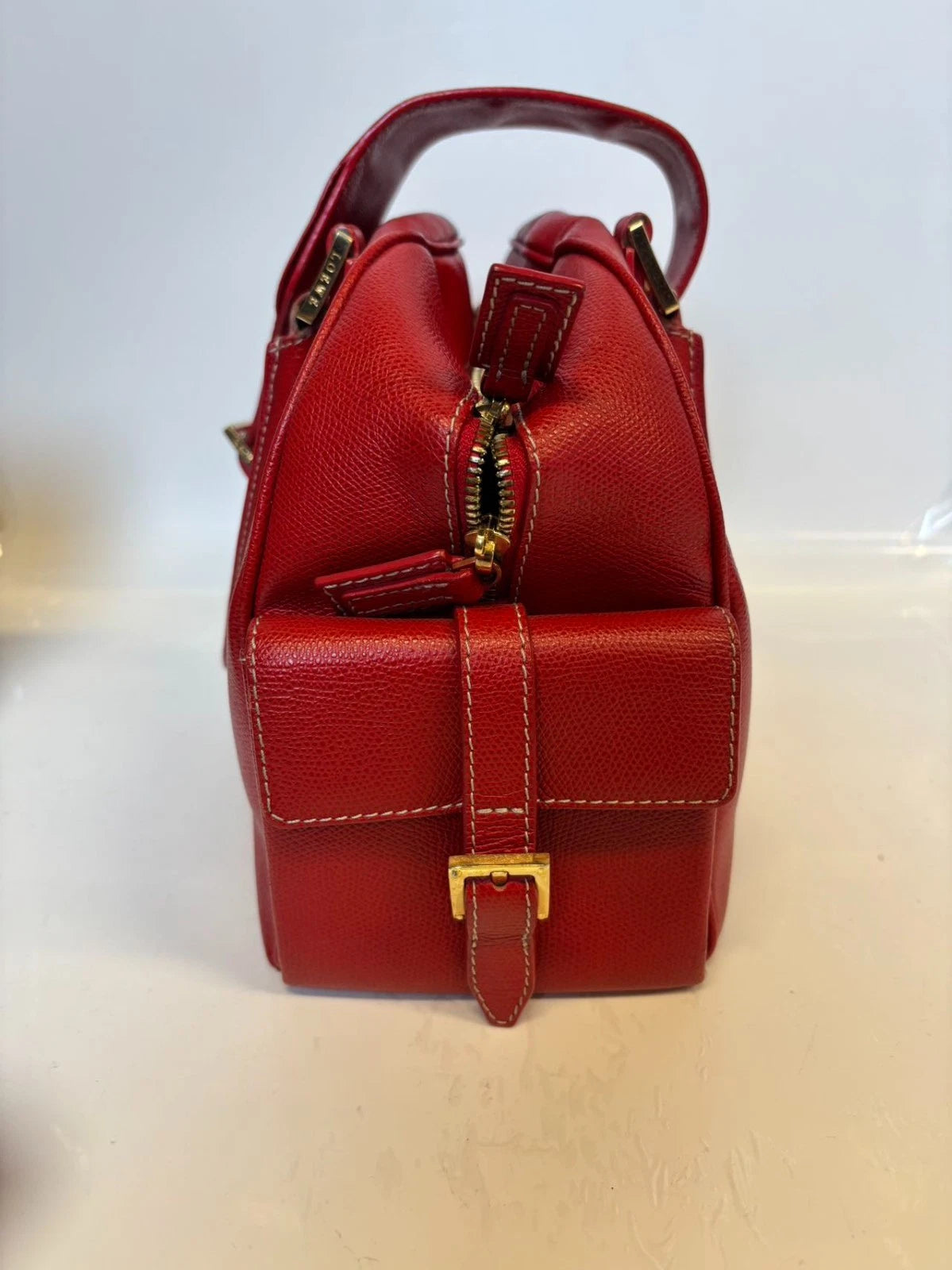 SJ0001 XP01682 LOEWE Traveler Bowling Handbag