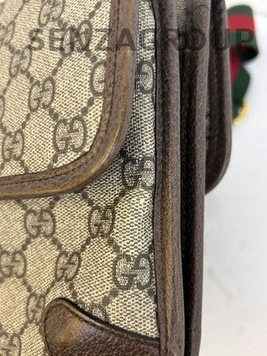 Gucci Double-Sided Tiger Head Belt Bag Beige Brown Gold Women's Classic