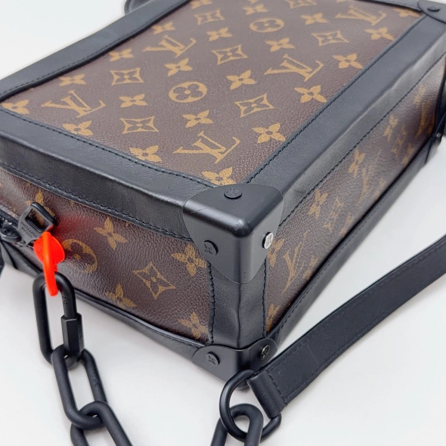 Louis Vuitton Soft Trunk MM Monogram Shoulder Bag Crossbody Unisex Adults