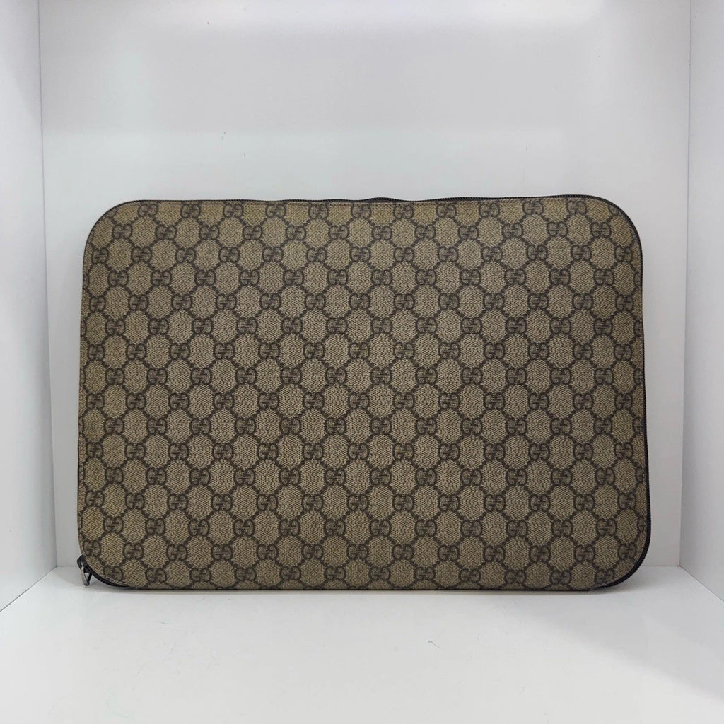 GUCCI Classic Monogram Large Canvas Clutch Bag For Women