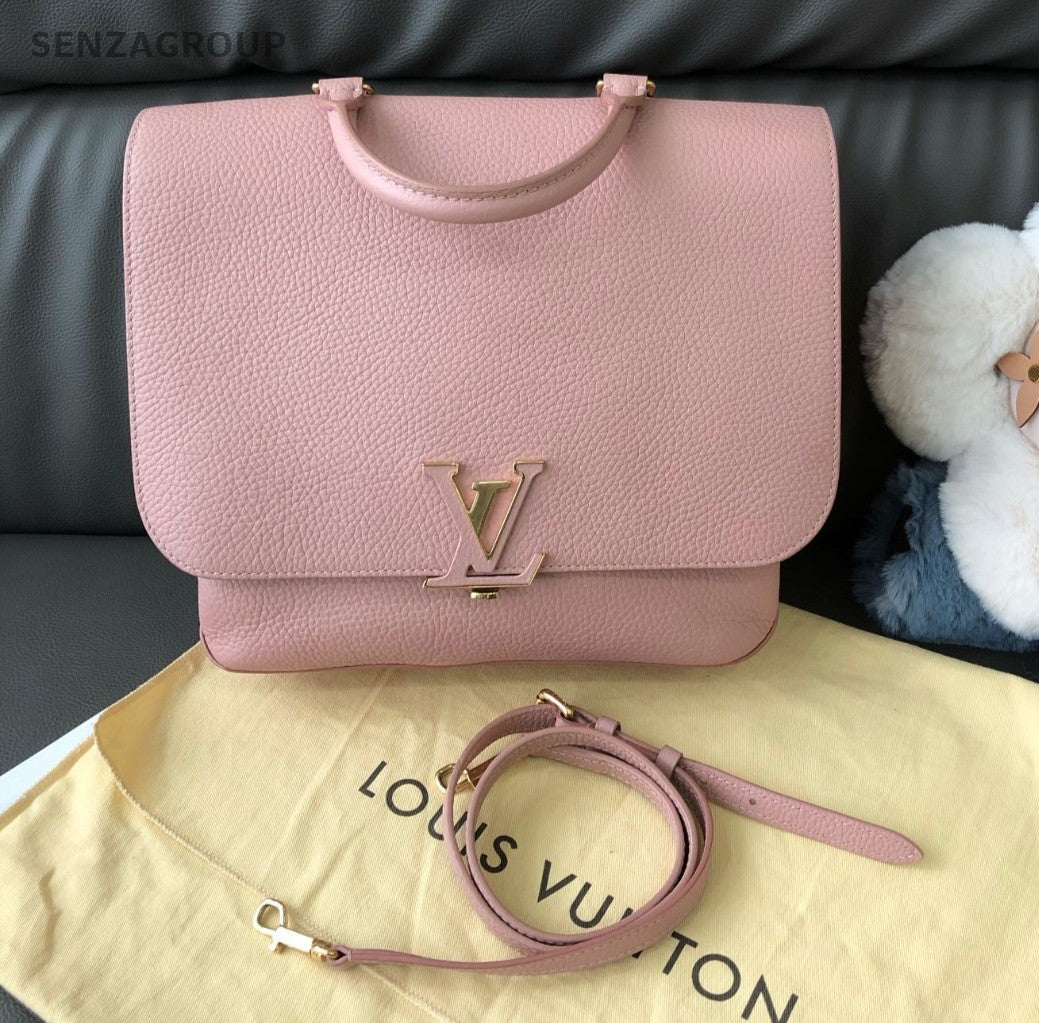 Louis Vuitton Volta Top Handle 2way Shoulder Handbag Sakura Pink Women