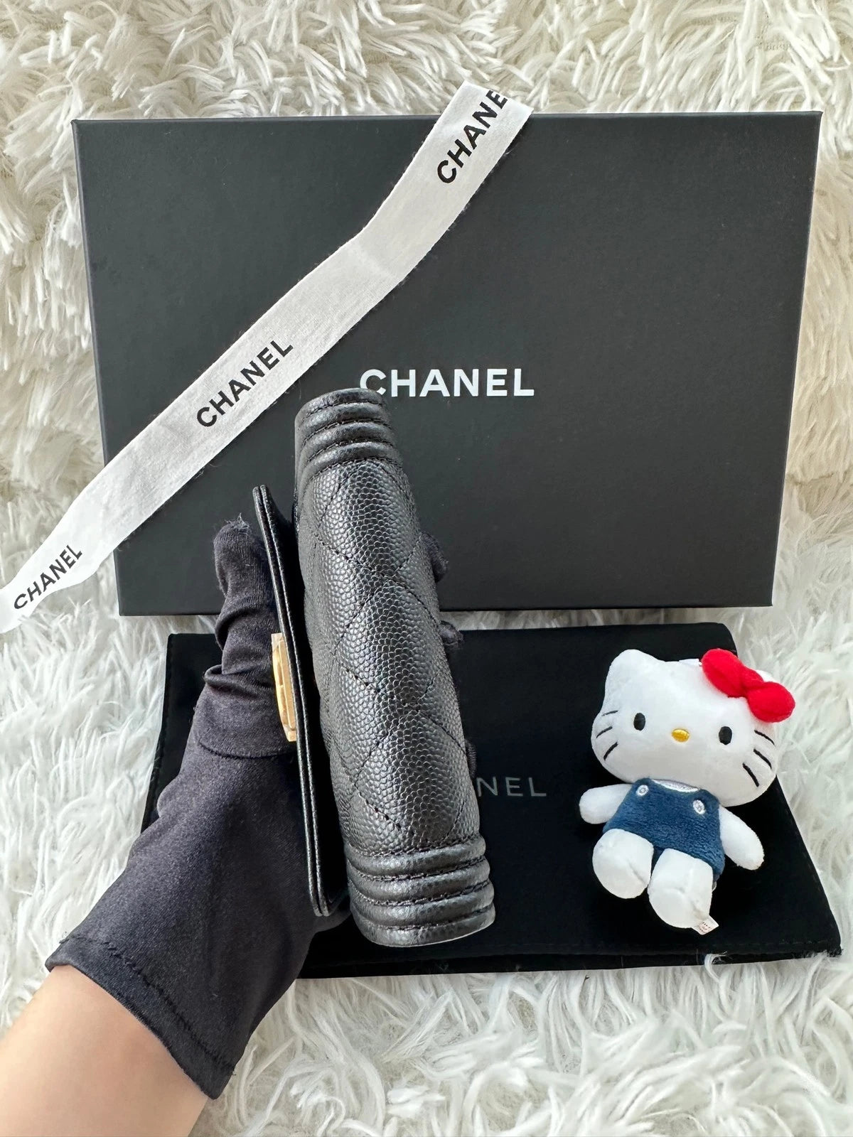 New Authentic CHANEL LeBoy Calfskin Wallet For Women