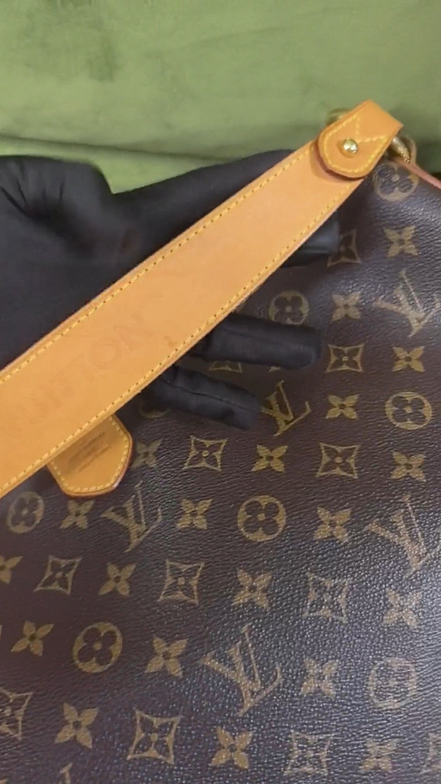 Louis Vuitton Delightful PM Top Handle Shoulder bag Monogram Women Classic Brown