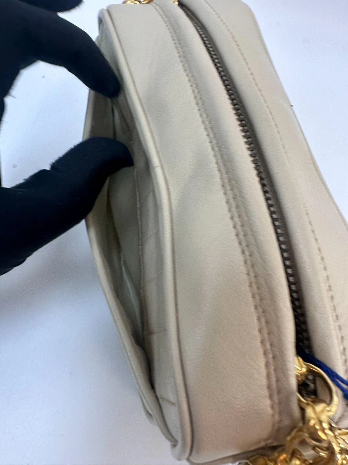 SJ0001 Vintage Quilted Lambskin Camera Bag with Tassel WZ00007 [Z]
