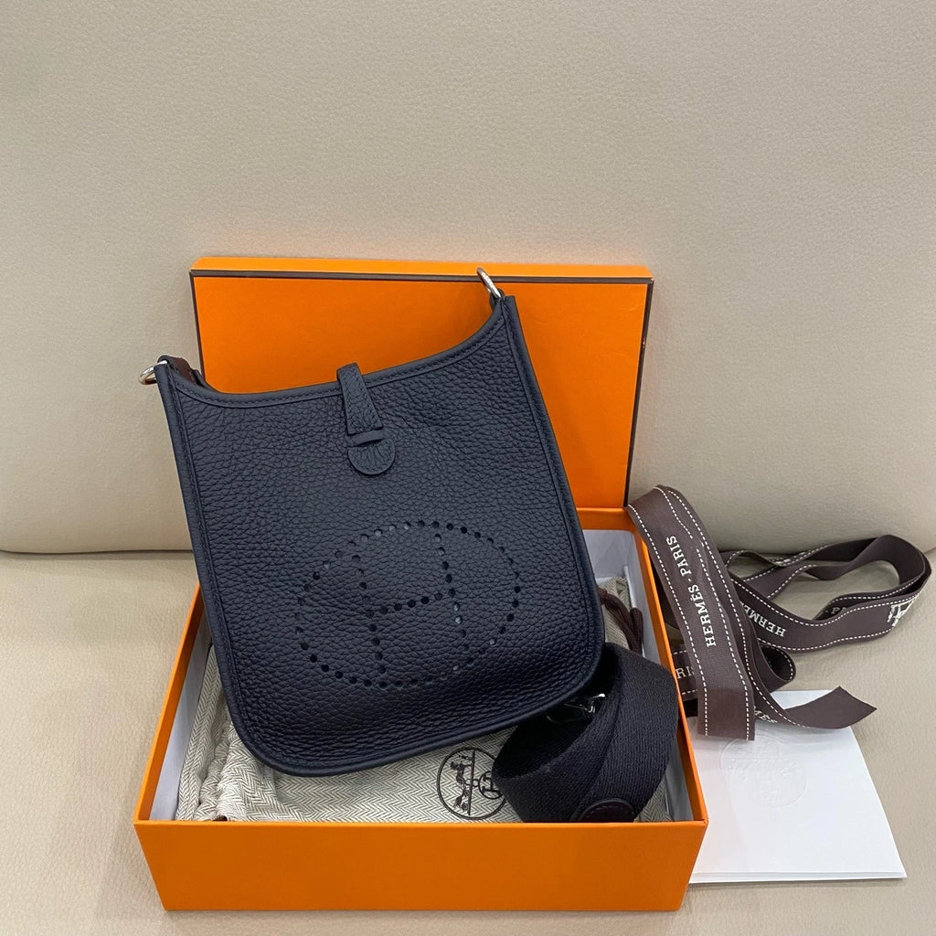 Hermes Evelyne16 Mini Canvas Crossbody Bag For Women