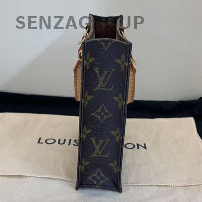 Louis Vuitton Monogram Tote Handbag Shoulder Bag Brown Classic Women