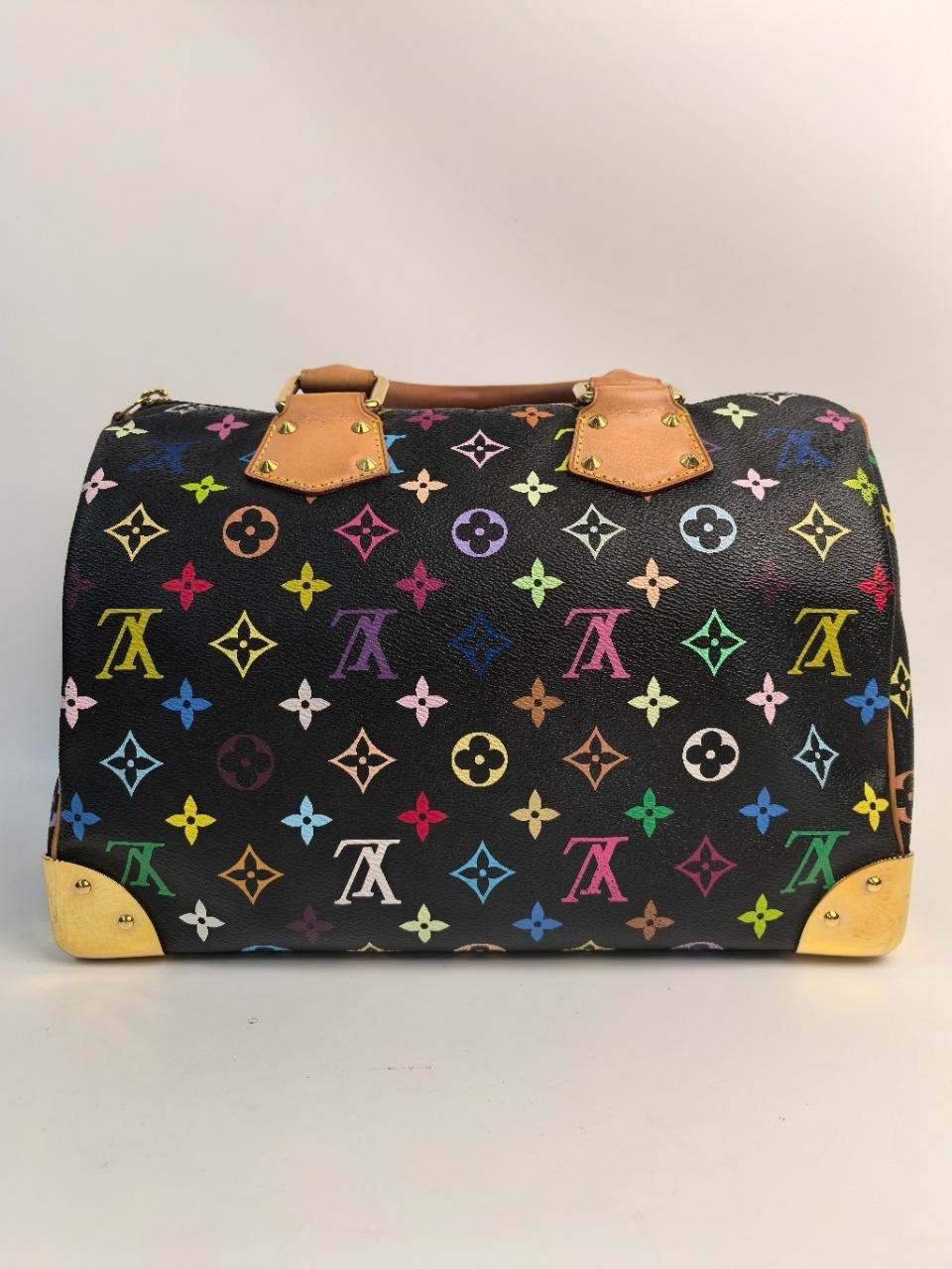 SJ0001 LV Multicolore Speedy 30 Black monogram XP01347