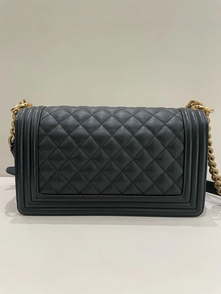 CHANEL LeBoy Medium Leather Shoulder Bag For Women