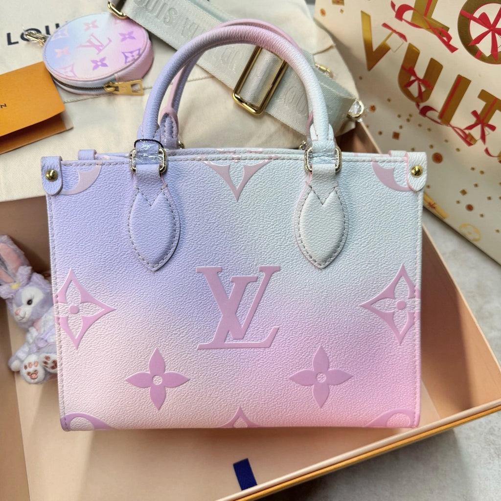 Louis Vuitton Onthego PM Multicolor Canvas Tote Bag For Women
