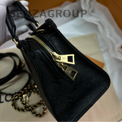 Louis Vuitton OTG Crossbody Bag Black Gold Women's Leather Tote