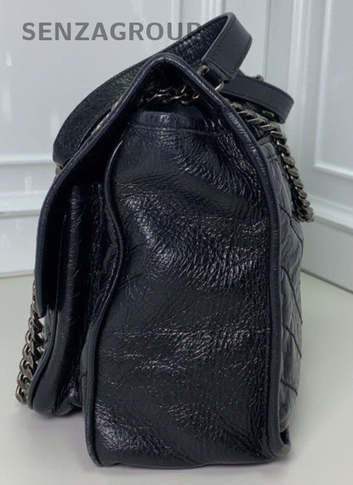 YSL Saint Laurent NIKI Medium Oil waxed leather Shoulder bag Crossbody