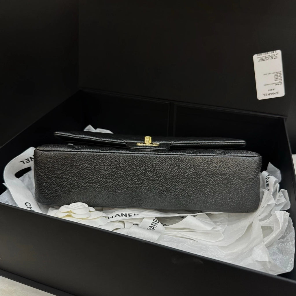 CHANEL CF Medium Gray Gold Hardware Shoulder Bag For Women