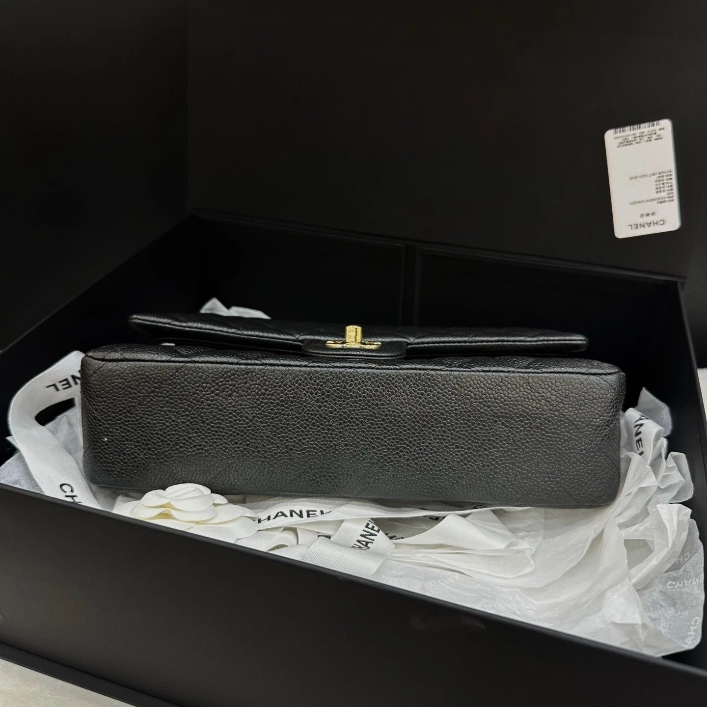 CHANEL CF Medium Gray Gold Hardware Shoulder Bag For Women