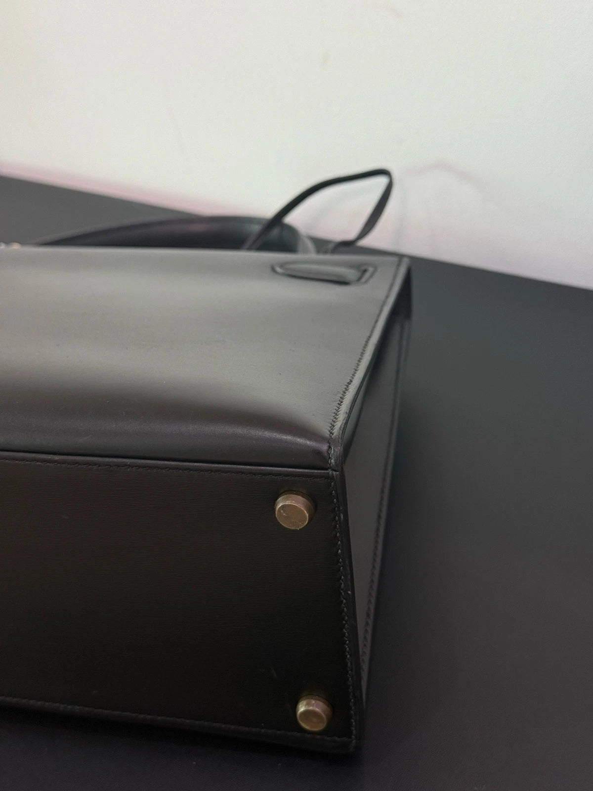 Hermès Kelly 28 Handbag Black Women Classic