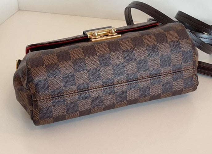 Louis Vuitton Croisette Damier Ebene Top Handle 2WAY Shoulder bag Brown