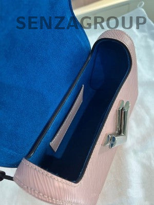 Louis Vuitton Epi Twist Small Pink Silver Shoulder Bag Classic Women