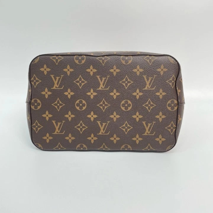 Louis Vuitton Monogram Canvas Medium Red Bucket Bag For Women