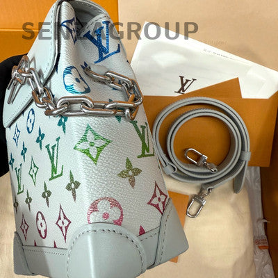 Louis Vuitton Spring Capsule Grey Multicolor Steamer Shoulder Bag Unisex