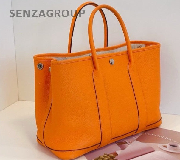 Hermes gp30 garden party Top Handle Shoulder Bag Women Orange