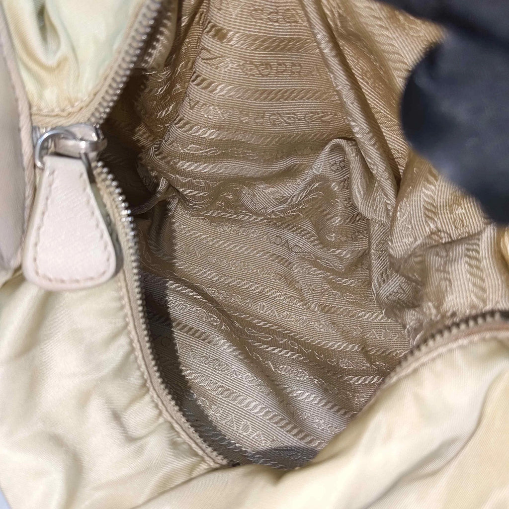Prada Nylon Pillow Underarm Shoulder Bag For Women