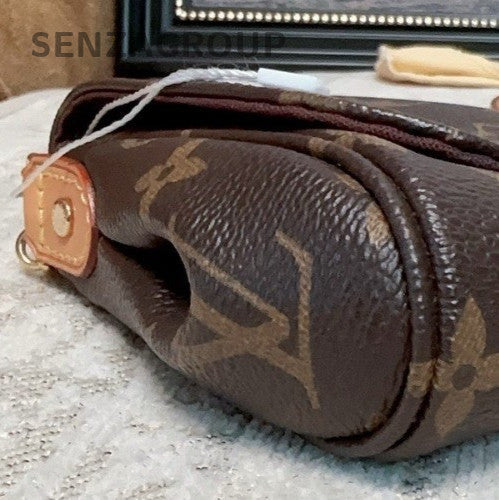 Louis Vuitton Monogram True Love PM Crossbody Shoulder Bag Brown Women Classic