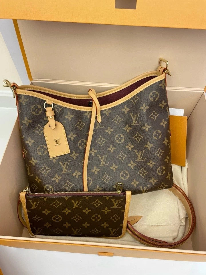 Louis Vuitton LV Carryall Small Canvas Tote Bag For Women