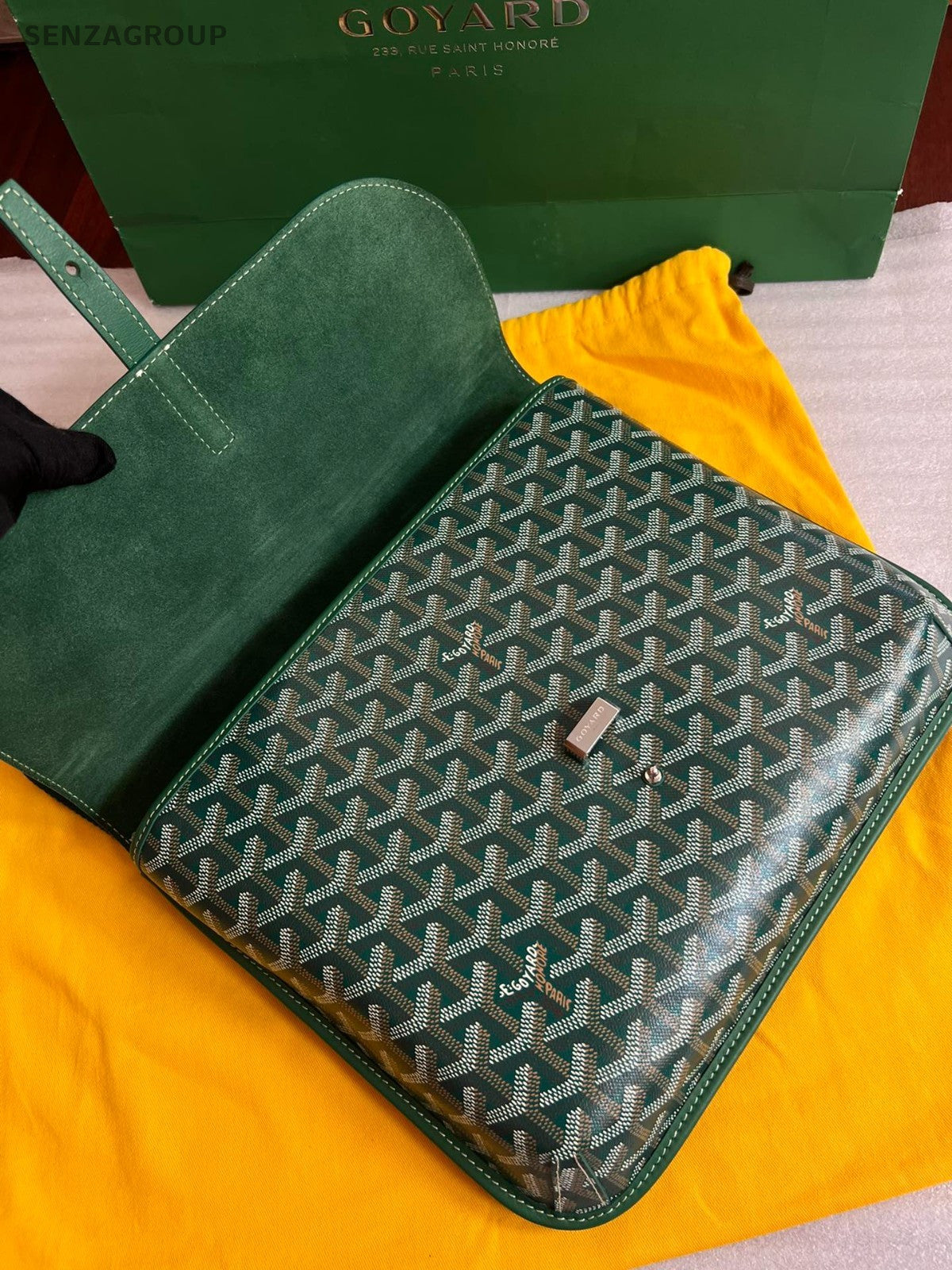 Goyard Monogram Pochette Metis Shoulder bag Green Brand NEW