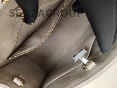 Louis Vuitton OnTheGo GM Monogram Grey Gold Tote Bag for Women