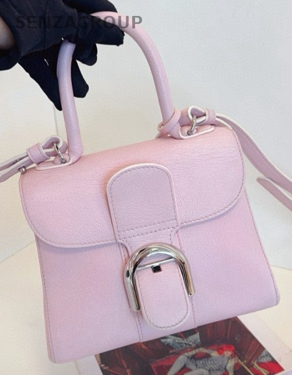 Delvaux Brillant mini Top Handle Calfskin2WAY Handbag Crossbody Almost Brand NEW
