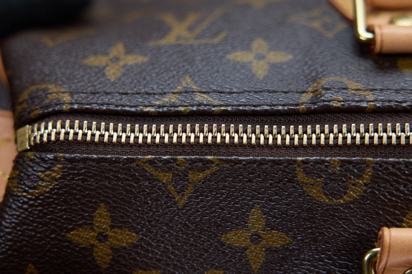 Louis Vuitton Speedy35 Monogram Top Handle Handbag Women Brown