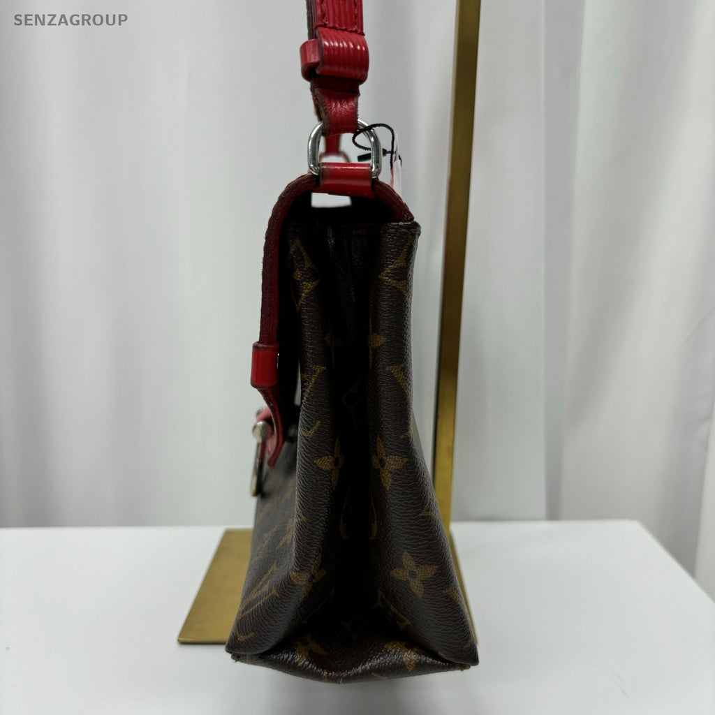 Louis Vuitton RED Epi Leather  Monogram Saint-Michel Shoulder Crossbody bag