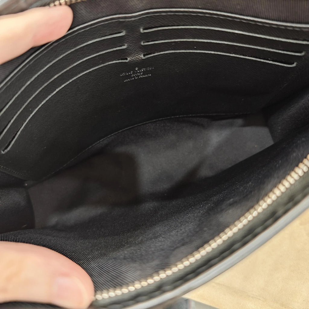 Louis Vuitton Black Damier Canvas Toiletry Pouch For Women